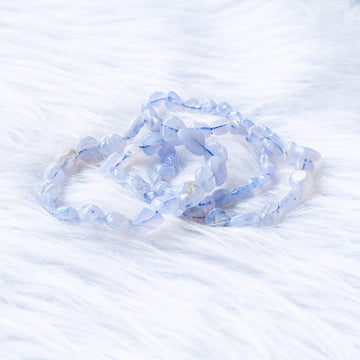 ¡¾Chips Bracelet ¡¿Blue Lace agate
